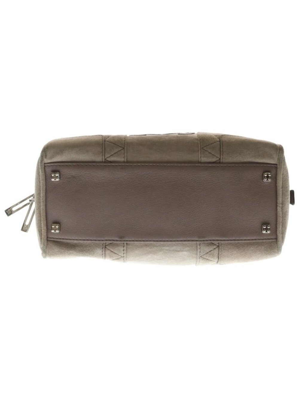★SOLD★ Loewe Amazona 28 Gray Suede Leather Handbag - Picture 4 of 6